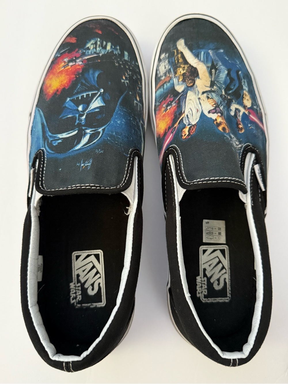 Vans x Star Wars A New Hope Classic Slip-On Shoes 2014 Men’s 9.5 Women’s 11 Rare - Picture 4 of 13